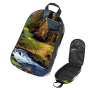Eslifey Sac de rangement portable pour ustensiles de cuisine de camping, voyage, aquarelle, paon, paradis des oiseaux, pour barbecue, camping, ustensiles de cuisine, Multicolore 11., 14.7x8.74x2.17in