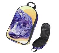 Eslifey Sac de rangement portable pour ustensiles de cuisine de camping, voyage, aquarelle, paon, paradis des oiseaux, pour barbecue, camping, ustensiles de cuisine, Multicolore 7., 14.7x8.74x2.17in