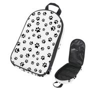 Eslifey Sac de rangement portable pour ustensiles de cuisine de camping, voyage Bonjour Paris Tour Eiffel et cœur pour barbecue, camping, ustensiles de cuisine, Multicolore 7., 14.7x8.74x2.17in