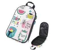 Eslifey Sac de rangement portable pour ustensiles de cuisine de camping, voyage Bonjour Paris Tour Eiffel et cœur pour barbecue, camping, ustensiles de cuisine, Multicolore 12., 14.7x8.74x2.17in