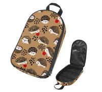 Eslifey Sac de rangement portable pour ustensiles de cuisine de camping, voyage Bonjour Paris Tour Eiffel et cœur pour barbecue, camping, ustensiles de cuisine, Multicolore 15., 14.7x8.74x2.17in