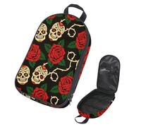 Eslifey Sac de rangement portable pour ustensiles de cuisine de camping, voyage Bonjour Paris Tour Eiffel et cœur pour barbecue, camping, ustensiles de cuisine, Multicolore 14., 14.7x8.74x2.17in