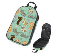 Eslifey Sac de rangement portable pour ustensiles de cuisine de camping, voyage, imprimé éléphants, pour barbecue, camping, ustensiles de cuisine, Multicolore 4., 14.7x8.74x2.17in/36x22.2x25.5cm