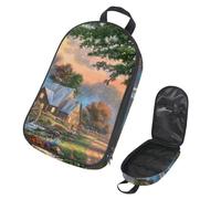 Eslifey Sac de rangement portable pour ustensiles de cuisine de camping, voyage, motif chouette sage pour barbecue, camping, ustensiles de cuisine, Multicolore 10., 14.7x8.74x2.17in/36x22.2x25.5cm