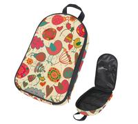 Eslifey Sac de rangement portable pour ustensiles de cuisine de camping, voyage, motif éléphants, pour barbecue, camping, ustensiles de cuisine, Multicolore 5., 14.7x8.74x2.17in/36x22.2x25.5cm