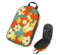Eslifey Sac de rangement portable pour ustensiles de cuisine de camping, voyage, motif fleurs, pour barbecue, camping, ustensiles de cuisine, Multicolore 13., 14.7x8.74x2.17in/36x22.2x25.5cm