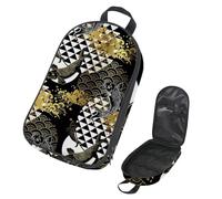 Eslifey Sac de rangement portable pour ustensiles de cuisine de camping, voyage, motif Teckel Paris, motif Tour Eiffel pour barbecue, camping, ustensiles de cuisine, Multicolore 15., 14.7x8.74x2.17in