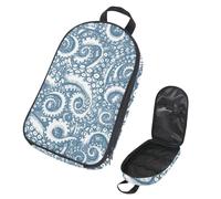 Eslifey Sac de rangement portable pour ustensiles de cuisine de camping, voyage, musique, guitare, piano, notes de piano, sac de rangement pour barbecue, camping, kit de cuisine, Multicolore 9