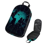 Eslifey Sac de rangement portable pour ustensiles de cuisine de camping, voyage Paris Pisa, pour barbecue, camping, ustensiles de cuisine, Multicolore 8., 14.7x8.74x2.17in/36x22.2x25.5cm, Organiseur