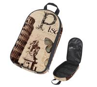 Eslifey Sac de rangement portable pour ustensiles de cuisine de camping, voyage Paris Pisa, pour barbecue, camping, ustensiles de cuisine, multicolore 1, 14.7x8.74x2.17in/36x22.2x25.5cm, Organiseur de