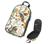 Eslifey Sac de rangement portable pour ustensiles de cuisine de camping, voyage, rayures géométriques, pour barbecue, camping, ustensiles de cuisine, Multicolore 13., 14.7x8.74x2.17in/36x22.2x25.5cm