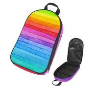 Eslifey Sac de rangement portable pour ustensiles de cuisine de camping, voyage, rose, fenêtre, cathédrale de Strasbourg, sac de rangement portable pour barbecue, camping, ustensiles de cuisine