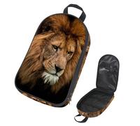 Eslifey Sac de rangement portable pour ustensiles de cuisine de camping, voyage, rose, fenêtre, cathédrale de Strasbourg, sac de rangement portable pour barbecue, camping, ustensiles de cuisine