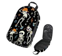 Eslifey Sac de rangement portable pour ustensiles de cuisine de camping, voyage, squelette de moto, sac de rangement pour barbecue, camping, ustensiles de cuisine, Multicolore 11., 14.7x8.74x2.17in