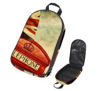 Eslifey Sac de rangement portable pour ustensiles de cuisine de camping, voyage Tour Eiffel pour barbecue, camping, cuisine, Multicolore 8., 14.7x8.74x2.17in/36x22.2x25.5cm, Organiseur de sac