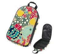 Eslifey Sac de rangement portable pour ustensiles de cuisine pour camping, voyage, orange et citron, pour barbecue, camping, ustensiles de cuisine, multicolore 2, 14.7x8.74x2.17in/36x22.2x25.5cm