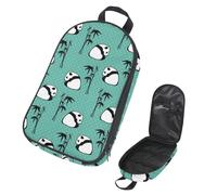 Eslifey Sac de rangement portable pour ustensiles de cuisine pour camping, voyage, pandas, arc-en-ciel et nuages - Pour barbecue, camping, cuisine, multicolore 2, 14.7x8.74x2.17in/36x22.2x25.5cm