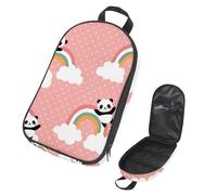 Eslifey Sac de rangement portable pour ustensiles de cuisine pour camping, voyage, pandas, arc-en-ciel et nuages - Pour barbecue, camping, cuisine, Multicolore 14., 14.7x8.74x2.17in/36x22.2x25.5cm