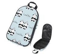 Eslifey Sac de rangement portable pour ustensiles de cuisine pour camping, voyage, pandas, arc-en-ciel et nuages - Pour barbecue, camping, cuisine, Multicolore 7., 14.7x8.74x2.17in/36x22.2x25.5cm