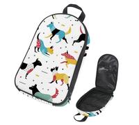 Eslifey Sac de rangement portable pour ustensiles de cuisine pour camping, voyage, pandas, arc-en-ciel et nuages - Pour barbecue, camping, cuisine, Multicolore 3., 14.7x8.74x2.17in/36x22.2x25.5cm