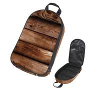 Eslifey Sac de rangement portable vintage en bois pour ustensiles de cuisine de camping, camping, ustensiles de cuisine, multicolore 1, 14.7x8.74x2.17in/36x22.2x25.5cm, Organiseur de sac