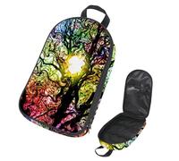 Eslifey Sac de rangement pour ustensiles de cuisine de camping, voyage, beau sac de rangement portable arc-en-ciel pour barbecue, camping, ustensiles de cuisine, Multicolore 7., 14.7x8.74x2.17in