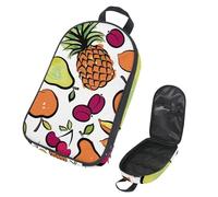 Eslifey Sac de rangement pour ustensiles de cuisine de camping, voyage, beau sac de rangement portable arc-en-ciel pour barbecue, camping, ustensiles de cuisine, Multicolore 12., 14.7x8.74x2.17in