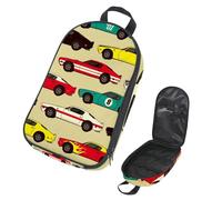 Eslifey Sac de rangement pour ustensiles de cuisine de camping, voyage, licorne, ananas, cactus, arc-en-ciel, motif coloré, sac de rangement portable pour barbecue, camping, ustensiles de cuisine