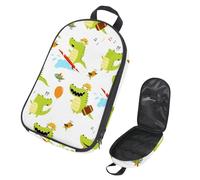 Eslifey Sac de rangement pour ustensiles de cuisine de camping, voyage, puzzle coloré, sac de rangement portable pour barbecue, camping, ustensiles de cuisine, Multicolore 5., 14.7x8.74x2.17in