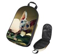 Eslifey Sac de rangement pour ustensiles de cuisine de camping, voyage, puzzle coloré, sac de rangement portable pour barbecue, camping, ustensiles de cuisine, Multicolore 6., 14.7x8.74x2.17in