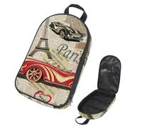Eslifey Sac de rangement pour ustensiles de cuisine de camping, voyage vintage Paris Sac de rangement portable pour barbecue, camping, ustensiles de cuisine, multicolore 1, 14.7x8.74x2.17in