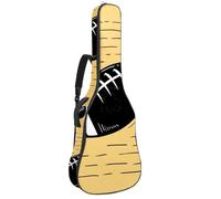 Eslifey Sac de transport pour guitare acoustique, aquarelle, licorne galay, cheval, bandoulière réglable, 101,6 cm, 104,1 cm, 106,7 cm, Multicolore 3., 42.9x16.9x4.7 in, Organiseur de sac