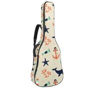 Eslifey Sac de transport pour guitare acoustique avec baleine réglable 101,6 cm, 104,1 cm, 106,7 cm, multicolore 1, 42.9x16.9x4.7 in, Organiseur de sac