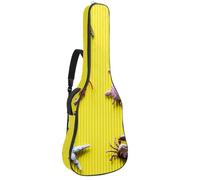 Eslifey Sac de transport pour guitare acoustique avec baleine réglable 101,6 cm, 104,1 cm, 106,7 cm, Multicolore 6., 42.9x16.9x4.7 in, Organiseur de sac