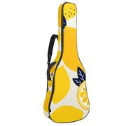 Eslifey Sac de transport pour guitare acoustique avec bandoulière réglable Motif éléphant amusant 101,6 cm 104 106,7 cm, Multicolore 9., 42.9x16.9x4.7 in, Organiseur de sac