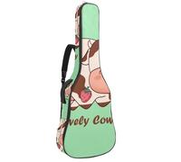 Eslifey Sac de transport pour guitare acoustique avec bandoulière réglable Motif éléphant amusant 101,6 cm 104 106,7 cm, Multicolore 8., 42.9x16.9x4.7 in, Organiseur de sac