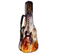 Eslifey Sac de transport pour guitare acoustique avec bandoulière réglable Motif grenouille 101,6 cm 104,1 cm 106,7 cm, multicolore 2, 42.9x16.9x4.7 in, Organiseur de sac