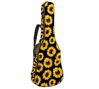 Eslifey Sac de transport pour guitare acoustique avec deux chats sur le toit avec bandoulière réglable 101,6 cm, 104,1 cm, 106,7 cm, Multicolore 6., 42.9x16.9x4.7 in, Organiseur de sac