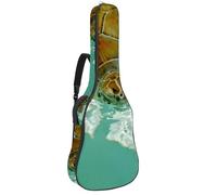 Eslifey Sac de transport pour guitare acoustique avec deux chats sur le toit avec bandoulière réglable 101,6 cm, 104,1 cm, 106,7 cm, Multicolore 8., 42.9x16.9x4.7 in, Organiseur de sac