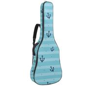 Eslifey Sac de transport pour guitare acoustique avec motif chien Corgi amusant avec sirène étoiles et bandoulière réglable 101,6 cm, 104,1 cm, 106,7 cm, Multicolore 8., 42.9x16.9x4.7 in, Organiseur