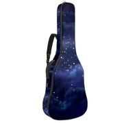 Eslifey Sac de transport pour guitare acoustique avec motif chien Corgi amusant avec sirène étoiles et bandoulière réglable 101,6 cm, 104,1 cm, 106,7 cm, Multicolore 4., 42.9x16.9x4.7 in, Organiseur
