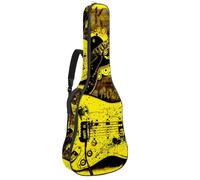 Eslifey Sac de transport pour guitare acoustique coloré brillant ciel étoilé galaxie bandoulière réglable 40 41 42 pouces, multicolore 2, 42.9x16.9x4.7 in, Organiseur de sac