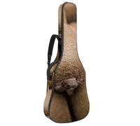 Eslifey Sac de transport pour guitare acoustique, kiwi, bandoulière réglable, 101,6 cm, 104,1 cm, 106,7 cm, multicolore 1, 42.9x16.9x4.7 in, Organiseur de sac