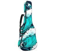 Eslifey Sac de transport pour guitare acoustique, kiwi, bandoulière réglable, 101,6 cm, 104,1 cm, 106,7 cm, Multicolore 5., 42.9x16.9x4.7 in, Organiseur de sac