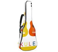 Eslifey Sac de transport pour guitare acoustique, kiwi, bandoulière réglable, 101,6 cm, 104,1 cm, 106,7 cm, Multicolore 6., 42.9x16.9x4.7 in, Organiseur de sac
