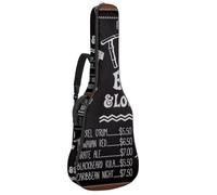 Eslifey Sac de transport pour guitare acoustique licorne avec bandoulière réglable arc-en-ciel 101,6 cm, 104,1 cm, 106,7 cm, Multicolore 4., 42.9x16.9x4.7 in, Organiseur de sac