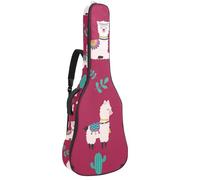 Eslifey Sac de transport pour guitare acoustique, motif avocat, espace de dessin animé, réglable, 101,6 cm, 101,6 cm, 106,7 cm, Multicolore 5., 42.9x16.9x4.7 in, Organiseur de sac