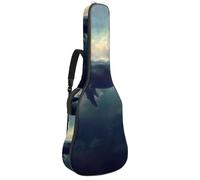 Eslifey Sac de transport pour guitare acoustique, motif baleine de mer, bandoulière réglable, 101,6 cm, 104,1 cm, 106,7 cm, multicolore, 42.9x16.9x4.7 in, Organiseur de sac