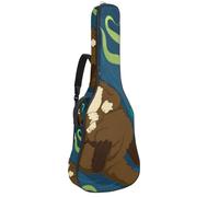 Eslifey Sac de transport pour guitare acoustique, motif koala mignon, avec bandoulière réglable, 101,6 cm, 104,1 cm, 106,7 cm, multicolore 1, 42.9x16.9x4.7 in, Organiseur de sac