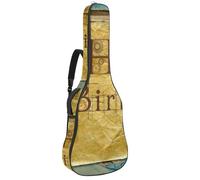 Eslifey Sac de transport pour guitare acoustique - Motif lion - Bandoulière réglable - 101,6 cm - 101,6 cm - 106,7 cm, Multicolore 6., 42.9x16.9x4.7 in, Organiseur de sac